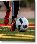 Soccer Metal Print