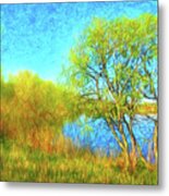 Softly As A Spring Day Metal Print