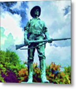 Soldier Statue From The Spanish American War 1 Metal Print