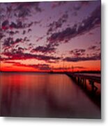 Soldiers Point Sunset Metal Print