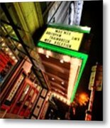 Somerville Theater In Davis Square Somerville Ma Side View Metal Print