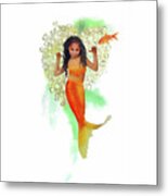 South African Mermaid Metal Print