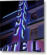 South Beach Metal Print