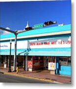 South Beach Food Market Florida Metal Print