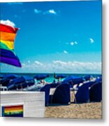 South Beach Pride Metal Print