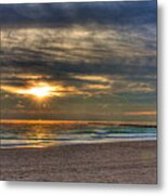 South Beach Sunrise Metal Print