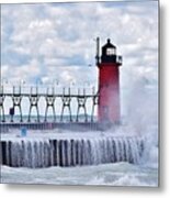 South Haven Lighthouse Metal Print