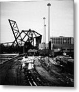 South Loop Railroad Bridge Metal Print