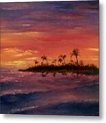 South Pacific Atoll Metal Print