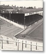 Southend United - Roots Hall - West Stand 1 - Bw - 1960s Metal Print