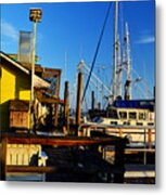 Southport Potters Seafood Pier Metal Print