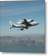 Space Shuttle Endeavour Metal Print