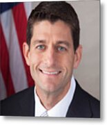 Speakers Of The United States House Of Representatives, Paul Ryan, Wisconsin Metal Print