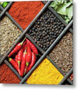 Spices Metal Print
