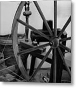 Spinning Wheel At Mount Vernon Metal Print