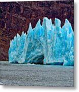 Spires Of Blue Metal Print