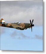 Spitfire In The Sky Metal Print