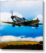 Spitfire Mk Xvi Te311 Metal Print