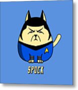 Spock The Cat Metal Print