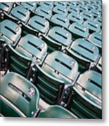 Sports Stadium Seats Photo Metal Print