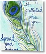 Spread Your Wings Metal Print