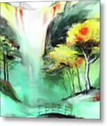 Spring Fall Metal Print