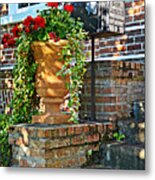 Spring Geraniums Metal Print