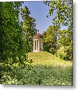 Spring Scene And Temple Metal Print