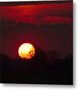 Spring Sunset Metal Print