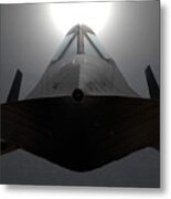 Sr 71 Night Mission Metal Print