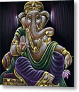 Sri Ganapati Metal Print