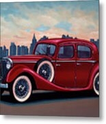 Ss Jaguar Saloon 1936 Painting Metal Print