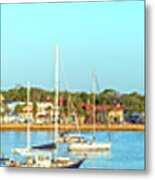 St Augustine Panorama Metal Print