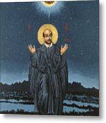 St. Ignatius In Prayer Beneath The Stars 137 Metal Print