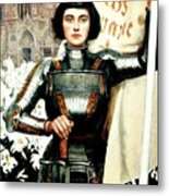 St Joan Of Arc - Jeanne D'arca Metal Print