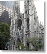 St Patrick's Cathedral - Manhattan Metal Print