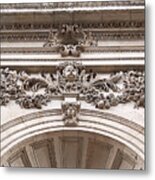 St Paul's Cathedral - Stone Carvings Metal Print