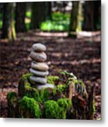 Stacked Stones And Fairy Tales Iii Metal Print