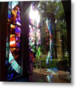 Stained Glass #4720 Metal Print