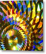 Stained Glass Fantasy 1 Metal Print