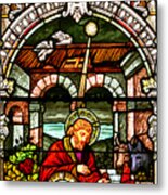 Stained Glass Scene 4 - 2 Metal Print