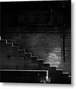 Stairs And Sitters Metal Print