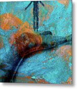 Standing At The Hand Metal Print