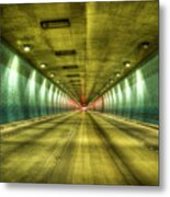 Standing In Traffic The Tetsuo Harano Tunnel Hawaii Collection Art Metal Print