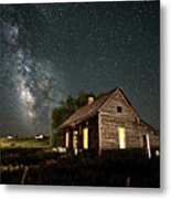 Star Valley Cabin Metal Print