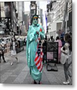 Statue Of Liberty Guy Metal Print