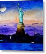 Statue Of Liberty New York Metal Print