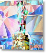 Statue Of Liberty New York In Abstract Cubism 20170327 Metal Print