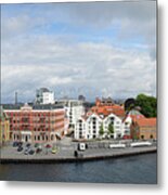 Stavanger Harbour Panorama Metal Print