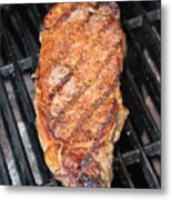 Steak Metal Print